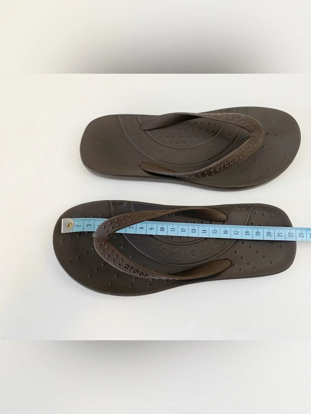 CROCS Kid's Crocband Flip Flop Sandals ~ J3 (2M/4W)